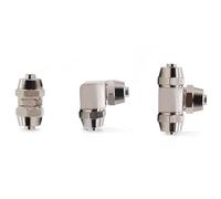 PV PE PU Copper Pneumatic Quick Connector T/L-type OD 4 6 8 10 12 14MM Hose Tube Fast Joint Connection 1Pcs(PU4)