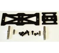 PV1286 Thunder Tiger E325 V2 Battery & Empfänger-Halter, Carbon Tuning TRA^