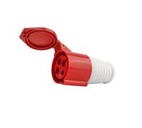 PVASROQWM 224 Connettore a quattro core 32A Connettore Aviazione Industriale Connettore Presa Non Esplosione-Proof Connettore Trifase Impermeabile Cantiere Docking(Quattro core 32A cavo)