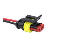 PVASROQWM 5/20/100 set AMP connettore elettrico auto spina impermeabile 1-6 pin terminale HID conversione presa maschio-femmina con filo 15 cm (2p femmina 282080-1,5 set)