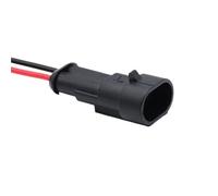 PVASROQWM 5/20/100 set AMP connettore elettrico auto spina impermeabile 1-6 pin terminale HID conversione presa maschio-femmina con filo 15 cm (2p maschio 282104-1.100 set)
