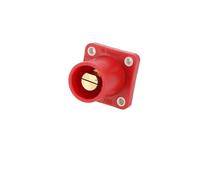 PVASROQWM Connettore Presa Spina IP44 unipolare 400A Illuminazione palco Armadio CC Scatola in Silicone Spina con Blocco a camma(Red-01)