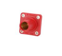 PVASROQWM Connettore Presa Spina IP44 unipolare 400A Illuminazione palco Armadio CC Scatola in Silicone Spina con Blocco a camma(Red-03)