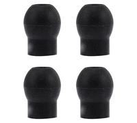 PVC Accessori Fonendoscopio 5-6mm 4 Pezzi Tappi Auricolari Neri | Ricambi per Metallo, Uso Clinico e Ospedaliero, Facili da Indossare, Comodi e Portatili
