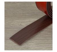 PVC Autoadesivo Strisce di Soglia Strisce di Copertura Striscia Divisoria Piatta Facile da Tagliare, per Coprire Le Fughe Tra Pavimenti In Legno E Piastrelle(Brown stripes,W4*L100cm)