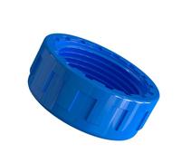 PVC Caspit del tubo Contestimento Fine Blanking Cap per la protezione della filettatura interno del tubo della valvola di scarico dell'impianto idraulico blu 32mm