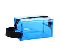PVC Colorful Waterproof Makeup Bag(Blue)