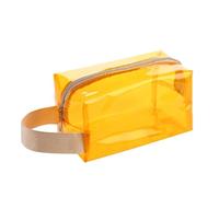 PVC Colorful Waterproof Makeup Bag(Yellow)