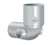Curva wc con due attacchi laterali ø 100 - 40/40 Nicoll