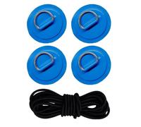 PVC D Anelli Toppe Kit per Gonfiabile Barche E Kayak Con Ancore Tie Downs