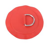 PVC e Cerotto in Acciaio Inossidabile D per Barca Gonfiabile, Kayak, Gommone - Multifunzionale e Facile Installare, Arancione (Rosso)