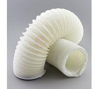 PVC Flexrohr Flex Flexibler Ø 125 mm 12,5 cm Rohr 1 m Meter Länge Flexschlauch Schlauch Abzug #1