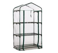 PVC Garden Greenhouse Cover, 69x49x187cm Replacement Shield, Foldable Material With Warm Cold Retention | Iron Frame Compatibility Seedling Space For Vegetable Flower Garden