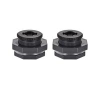 PVC Paratia Serbatoio Adattatore con Tappo Raccordo G1 Filettatura Stagni 2 Set