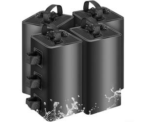 PVC pieghevole della borsa 600D della sabbia dell'acqua per le maniglie | Contenitore compatto con guarnizione O-ring varie opzioni di capacità per tende da campeggio e uso esterno