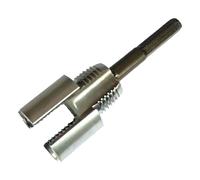 PVC Pipe Threader, Water Internal Thread Opener, 3.15x1.18in Carbon Steel Tap, Cutting Electric Drill, Plumbing Rethreading Tool for Threading and Repair, Vehicle, Outdoor Use