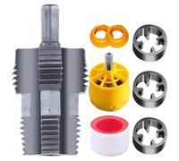 PVC Piper - Strumento di file, distruttore di tubi per trapani elettrici con 3 posizioni | Strumento idraulico Theest, filo idraulico per trapano elettrico per riparazione