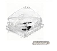 Pvc Plane Transparent 150 x 520 cm Plastica Trasparente Telone Impermeabile Trasparente Resistente Alle Intemperie Isolamento per Antipioggia Balcone Legno Pianta Giardino, A