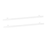 PVC Poster Gancio Guida Poster Striscia Barra 100cm Trasparente 2 Set