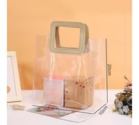 PVC Regalo Borsa a Mano Sporta Plastica Trasparente Borsette Confezione