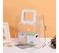 PVC Regalo Borsa a Mano Sporta Plastica Trasparente Borsette Confezione