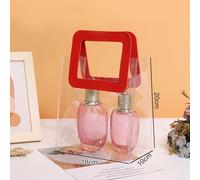 PVC Regalo Borsa a Mano Sporta Plastica Trasparente Borsette Confezione