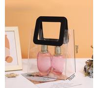 PVC Regalo Borsa a Mano Sporta Plastica Trasparente Borsette Confezione