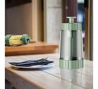 Pvc sale agitatore pepe grande Pvc cucina spezie barattoli di misura condimento bottiglia sale e pepe shaker vetro misuratore spezie sale paprika pepe cumino polvere zucchero Dispenser (Verde)