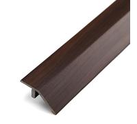 PVC Striscia Di Transizione Per Pavimenti - Barra Bordo Soglia Effetto Legno, Colmare Il Divario Altezza Tra 1 E 2 Cm, Moquette, Piastrelle Vinile(Walnut)