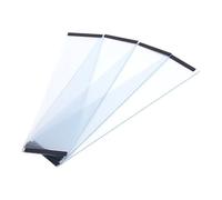 PVC Transparent Bird Cage Splash Guard Baffle Set | 2 Size Options 36/45cm Seed Shield | Easy Clean Parrot Cage Debris Protector | Feed Water Containment For Budgies Cockatiels