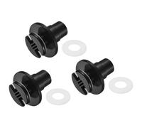 PVC Tubo Raccordo 20mm Dritto Paratia Raccordo con Guarnizione,3pz