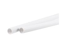 PVC Tubo Rotondo Rigido Plastica Tubo 12mm ID 14mm OD 500mm Bianco 2 Confezione