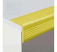 PVCProtect, profilo adesivo hing, lunghezza 5 m, protezione da parete contro urti e usura, ideale per aree ad alto traffico (giallo, 40 mm)