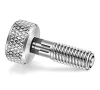 Pvczool Stantuffo un Molla Retrattile Manuale con Impugnatura Zigrinata Perni di Rilascio Tipo M6 con Blocco nel Acciaio Inossidabile per Cassetta Portautensili A