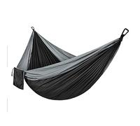 PVGYUJFD Amaca Traspirante. Ultraleggero da Esterno 270 × 140 cm con coperture in Corda, Paracadute Viaggio in Nylon Traspirante Ultraleggero for Campeggio all'aperto, Giardino e Spiaggia