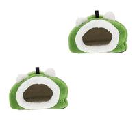 PVGYUJFD Armadio di Riposo per Animali da Compagnia, 2 Pezzi di Cotone for Animali Domestici Nido Peluche Coccole Sacco for Riccio Habitrail Gabbia for criceti capanna Guinea Criceto
