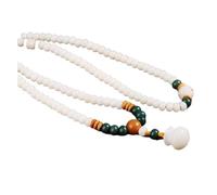 PVGYUJFD braccialetti di perline. Bracciale con perline Bodhi in giada 108 Collana con perline Buddha di preghiera Donna Uomo for la meditazione yoga