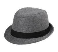 PVGYUJFD Cappello Lavorato a Maglia. Cappelli Fedora a Tesa Larga in Feltro di Lana Nera Vintage da Donna for Cappello a Righe Berretto Jazz Autunno Inverno