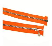 PVGYUJFD Cerniere di Alta qualità, Chiusura con Cerniera in Metallo, Chiusure Cerniere a Spirale Taglia asole Strumenti for Cucire, Cerniere 1 Pezzo, 5#(Oranje)