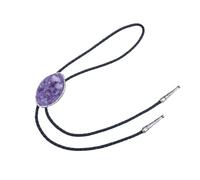 PVGYUJFD Cravatte da Uomo. Cravatta Bolo Tie da Uomo Vintage con Stemma Verde Oliva Romantico - Costume Americano Cravatta Western da Cowboy,