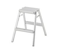 PVGYUJFD Drabiny składane, Scaletta Pieghevole Portatile in Alluminio - di Sicurezza a 2/3 gradini con Ampio Pedale Antiscivolo for casa e Cucina