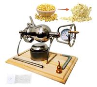PVGYUJFD Macchina per Popcorn, Macchina for Popcorn Manuale, for, for Tradizionale Cinese Vecchio Stile, Amplificatore Alimentare for Mini Cannone in Acciaio Inossidabile,328ml(268ml)