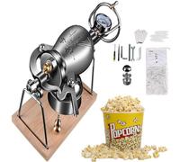 PVGYUJFD Macchina per Popcorn, Mini Macchina for Popcorn in Acciaio Inossidabile 304 for Cinese Vintage Macchina for, a manovella, a grani Manuale Riscaldamento Lento,328ml(300ml)