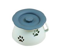 PVGYUJFD Orinatoio, Vaso da Camera for Adulti e Bambini, Padella for WC Portatile con Coperchio e Maniglia, vasino for orinatoio con sputacchiera, Secchio Domestico Multifunzionale(Blue)