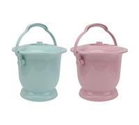 PVGYUJFD Orinatoio, WC Ciotola for urina da Donna Orinatoio Femminile Bottiglia for pipì Portatile Orinatoio Padella in plastica Orinatoio Vasino Secchio Bambino con Coperchio Pp Plastica Sana