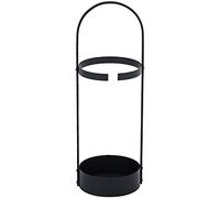 PVGYUJFD Portaombrelli, Portaombrelli in Metallo con Vassoio antigoccia e Gancio Moderno Rotondo da appoggio for la Porta d'ingresso dell'ufficio Domestico