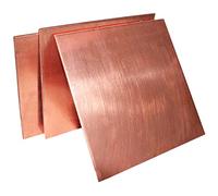 PVGYUJFD Pure Cu T2 Buona Lamina Metallica conduttiva Che raffredda Il Rame Rosso Rame Puro for esperimenti manuali di Artigianato di Materiali di Saldatura industriali(300x300mm*1.0mm)