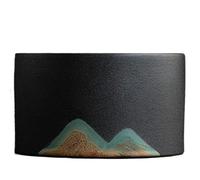 PVGYUJFD Tazze da caffè creative in ceramica Tazza da caffè, tè, 15,2 cm Lavaggio del Vaso for residui di in gres dipinto a mano Penna for lavaggio della tazza Cerimonia