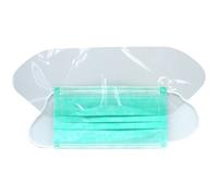 PVS - MAS205 - Mascherina chirurgica - con visiera paraschizzi - PVS - 94049 - Conf. da 20 Pz. - MAS205