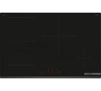 Bosch Serie 6 PVS83KHC1E piano cottura Nero Da incasso 80 cm Piano cottura a induzione 4 Fornello(i)